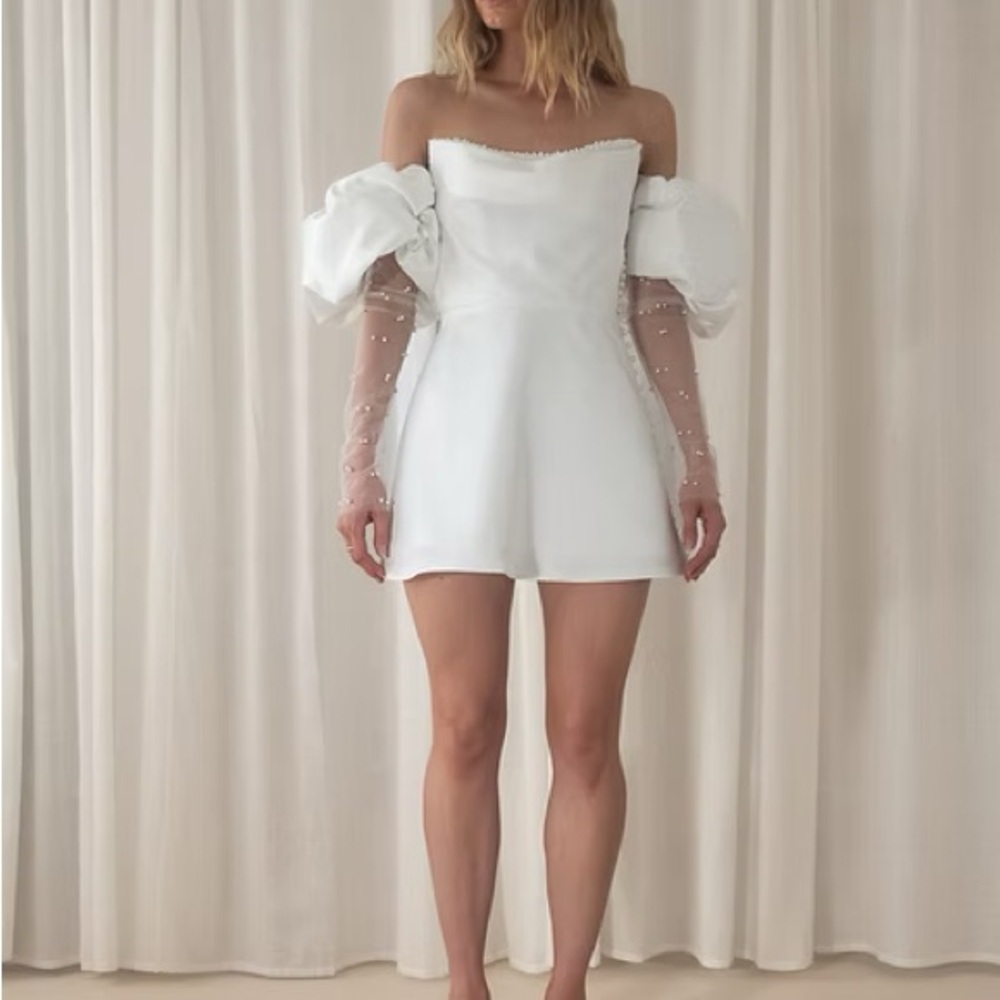 Aston Bridal Mini Dress